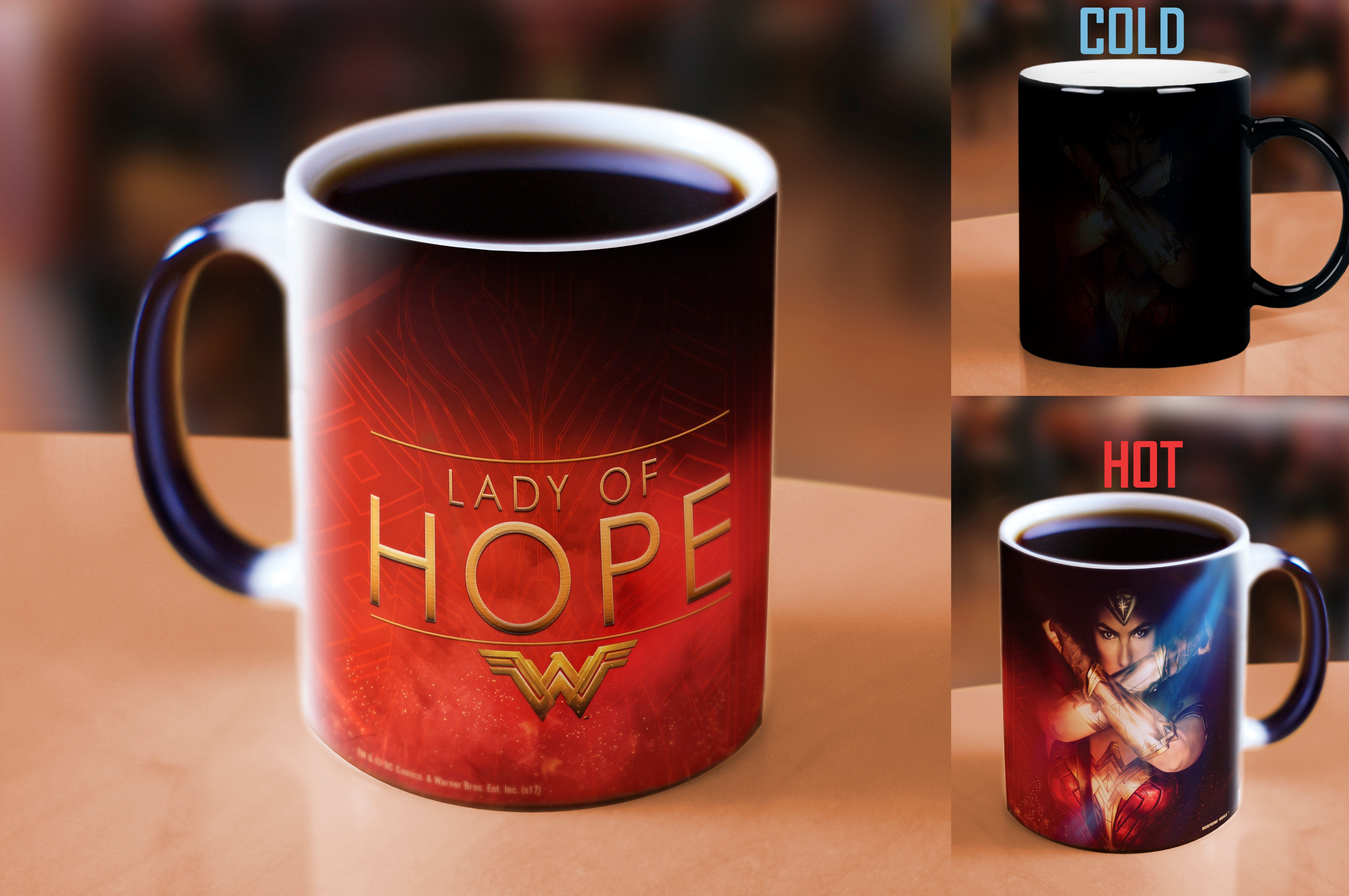 Wonder Woman (Lady of Hope) Morphing Mugs®  Heat-Sensitive Mug MMUG577